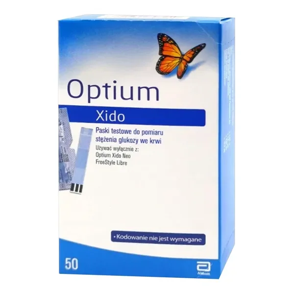 Paski testowe do glukometru Optium Xido 50 szt [Optium] - Optium
