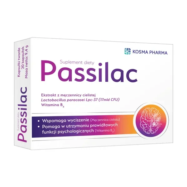 Passilac probiotyk z męczennicą 20 kapsułek [Passilac] - Passilac