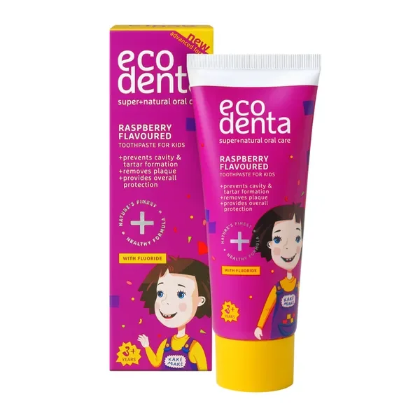 Pasta do zębów dla dzieci o smaku malinowym 75ml [Ecodenta] - Ecodenta