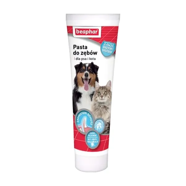 Pasta do zębów dla psów i kotów smak mięsa 100g [Beaphar] - Beaphar