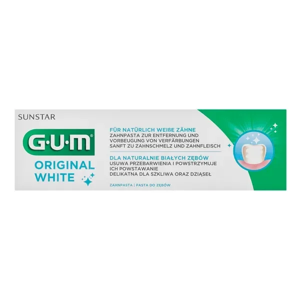 Pasta do zębów przywracająca naturalną biel 75ml [Gum Original White] - Gum
