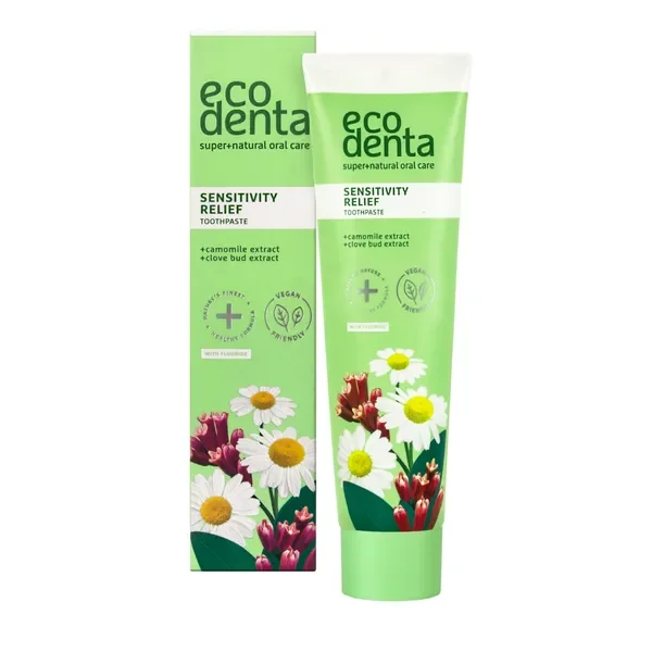 Pasta do zębów wrażliwych z ekstraktem z rumianku i goździka 100ml [Ecodenta] - Ecodenta