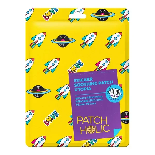 Patch Holic Utopia kolorowe płatki łagodzące do twarzy 12g - Patch Holic