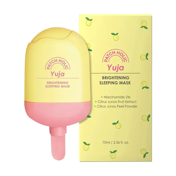 Patch Holic Yuja rozjaśniająca maska na noc z witaminą C 70ml - Patch Holic