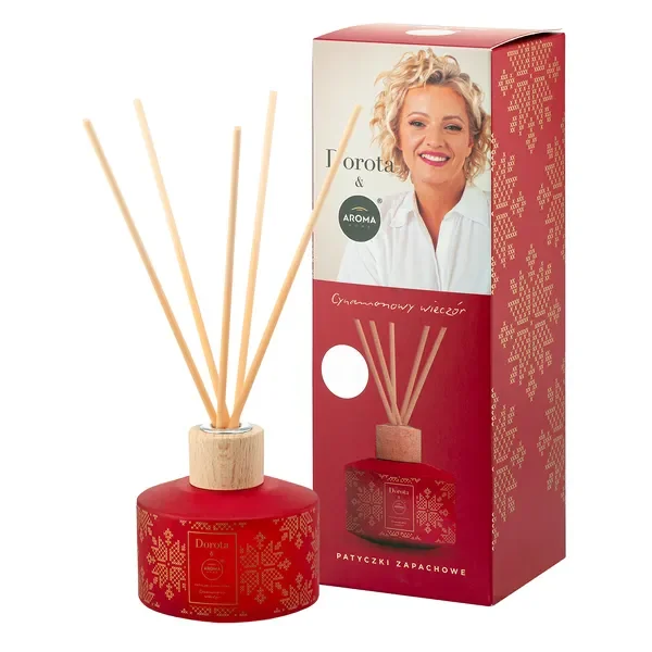 Patyczki zapachowe Cynamonowy wieczór 100 ml [Aroma Home] - Aroma Home