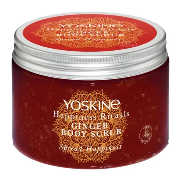 Peeling cukrowy do ciała imbir 300g [YOSKINE] - YOSKINE