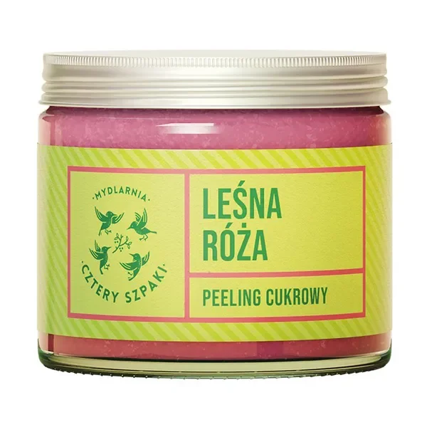 Peeling cukrowy Leśna Róża 250 ml [Cztery Szpaki] - Cztery Szpaki