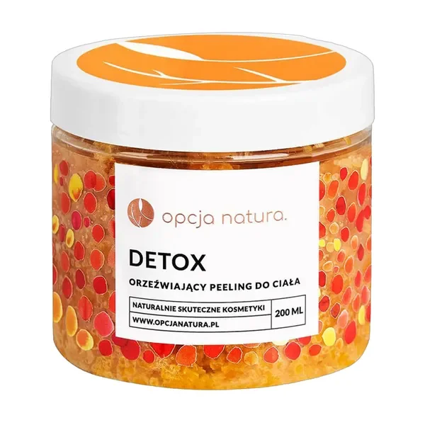 Peeling do ciała Detox orzeźwiający 200ml [Opcja Natura] - Opcja Natura