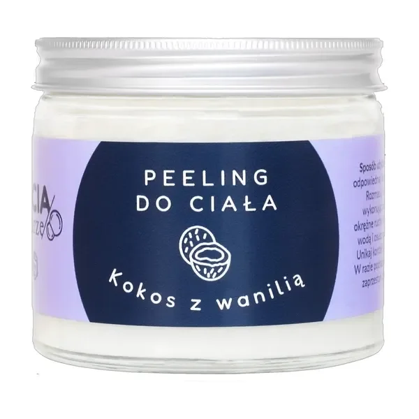 Peeling drobnoziarnisty Kokos z wanilią 250ml [Bracia Mydlarze] - Bracia Mydlarze