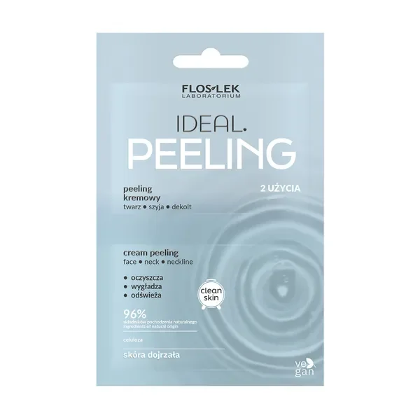 Peeling kremowy twarz, szyja dekolt 2x4ml [FlosLek] - FlosLek Laboratorium