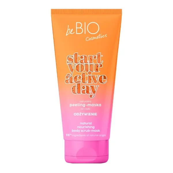 Peeling-maska do ciała odżywienie 200ml [beBIO] - beBIO