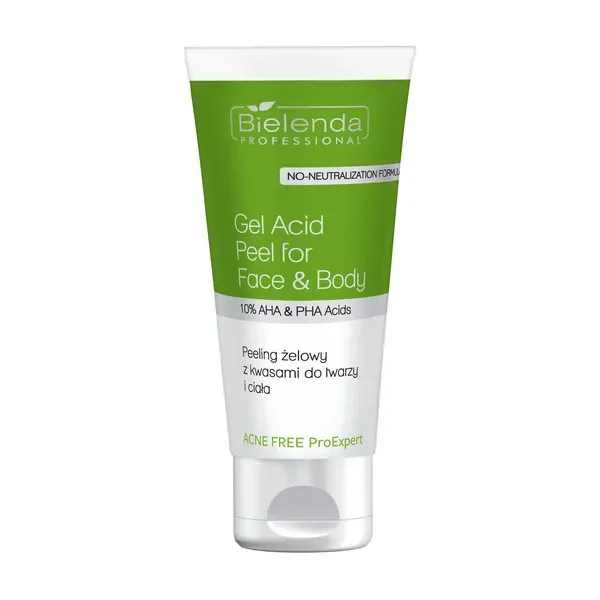 Peeling żelowy z kwasami AHA i PHA 150ml [Bielenda] - Bielenda Professional