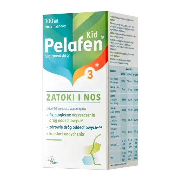 Pelafen Kid 3+ Zatoki i Nos płyn 100 ml [Gastrovit] - Gastrovit