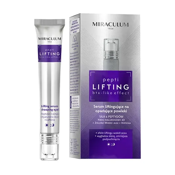 Pepti Lifting serum na opadające powieki 20ml [Miraculum] - Miraculum