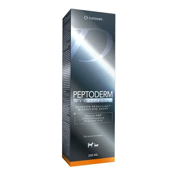 Peptoderm excellence szampon wspomagający regulację mikroflory skóry 200ml [Eurowet] - Eurowet