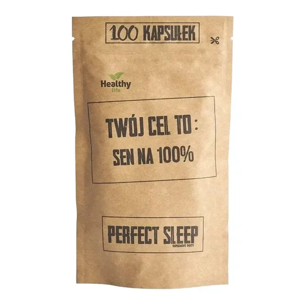 Perfect Sleep Kozłek Melisa Tryptofan Melatonina 100 kapsułek [Twój Cel To] - Twój Cel To