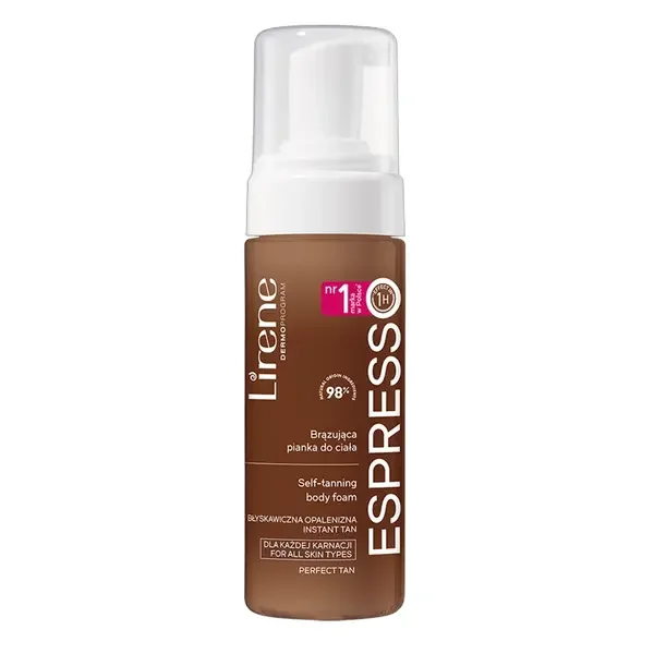 Perfect Tan brązująca pianka do ciała Espresso 150ml [Lirene] - Lirene