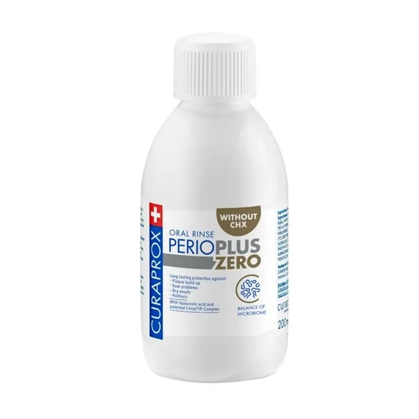 Perio Plus Zero płyn do płukania jamy ustnej 200ml [Curaprox] - Curaprox