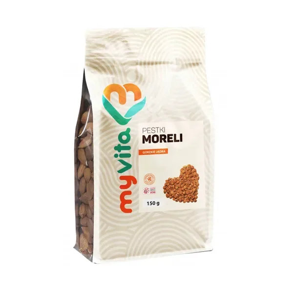 Pestki moreli jądra gorzkie 150g [MyVita] - MyVita