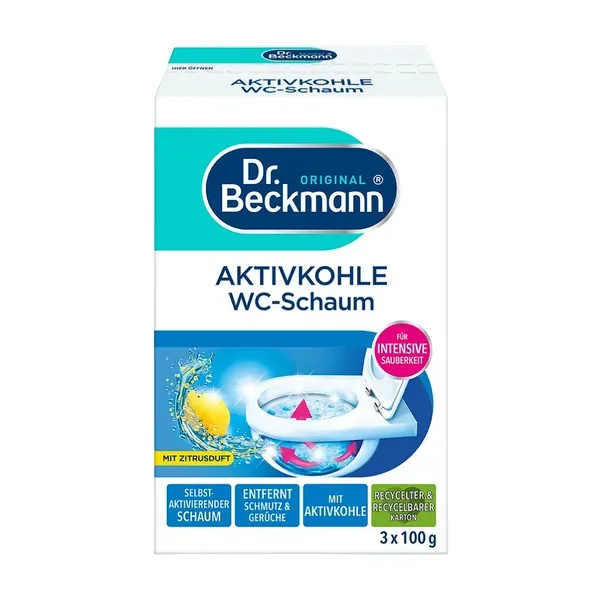 Piana czyszcząca do WC 3x100g [Dr. Beckmann] - Dr. Beckmann