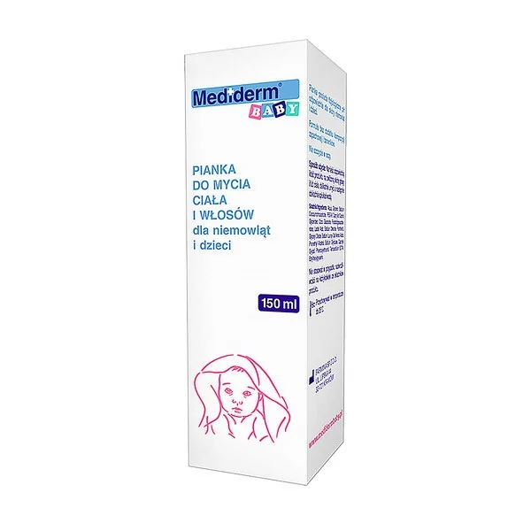 Pianka do mycia ciała i włosów 150ml [Mediderm Baby] - Mediderm