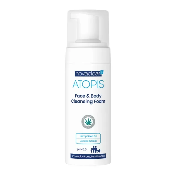 Pianka do mycia twarzy Atopis 150ml [Novaclear] - Novaclear
