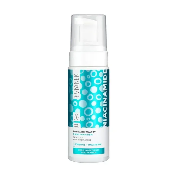 Pianka do twarzy z niacynamidem 150ml [Vianek] - Vianek