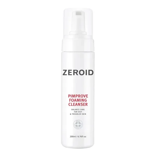 Pianka oczyszczająca do skóry tłustej, mieszanej i trądzikowej 200ml [Zeroid] - Zeroid