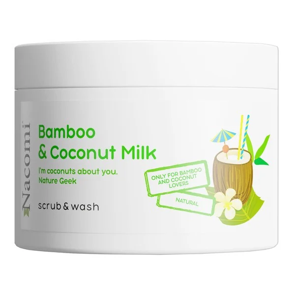 Piankowy peeling o zapachu bambusa i mleka kokosowego 100ml [Nacomi] - Nacomi