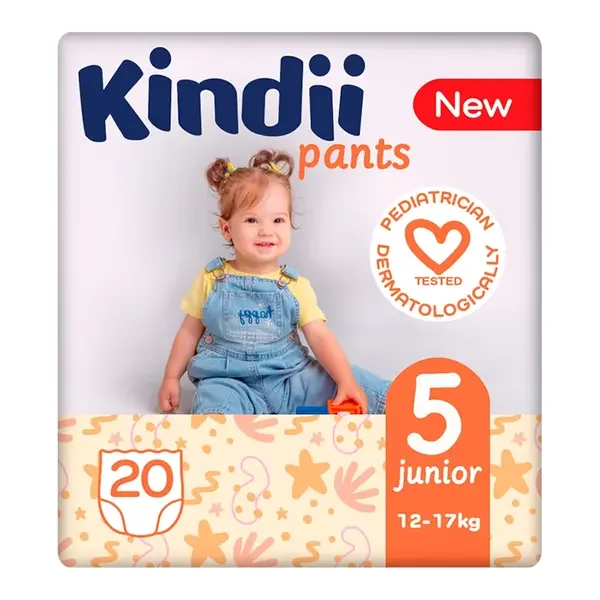 Pieluchomajtki 5 (12-17 kg) junior 20 szt. [Kindii] - Kindii
