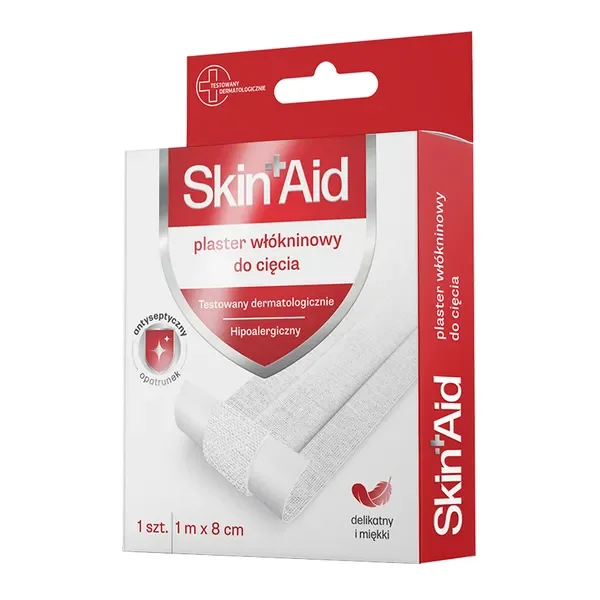 Plaster włókninowy do cięcia 8cm x 1m [Skin Aid] - Skin Aid
