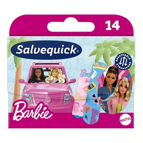 Plastry dla dzieci Barbie 14 szt. [Salvequick] - Salvequick