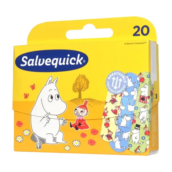 Plastry dla dzieci Moomin 20 szt. [Salvequick] - Salvequick
