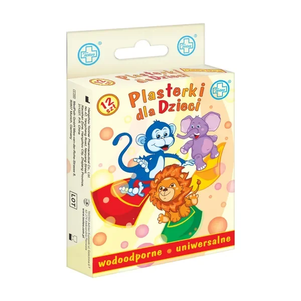 Plastry dla dzieci wodoodporne 12 szt. [TESTEO] - TESTEO