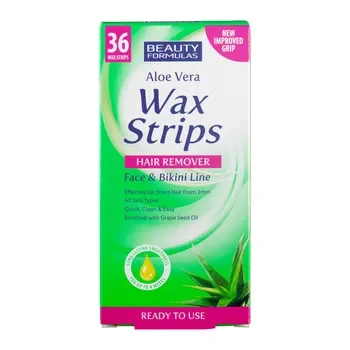 Plastry do depilacji Mini Cold Wax Strips 36 szt. [Beauty Formulas] - BEAUTY FORMULAS