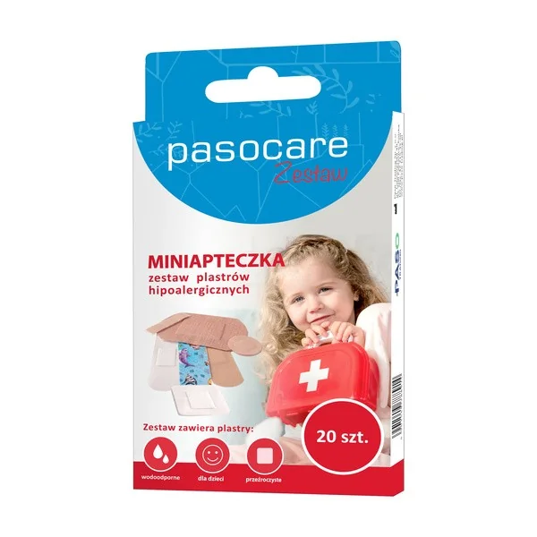 Plastry hipoalergiczne MiniApteczka 20 szt. [Pasocare] - Pasocare