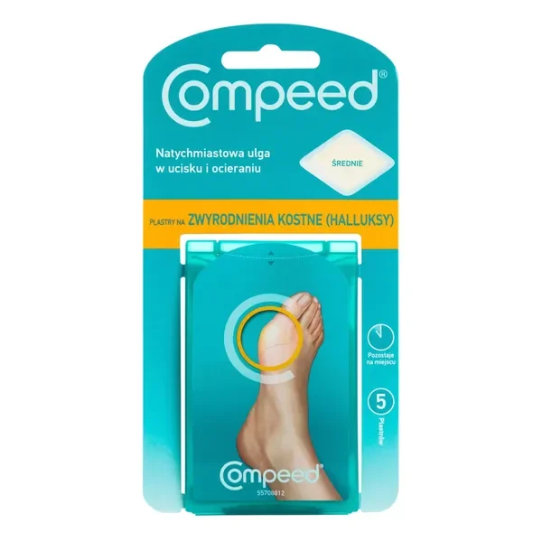 Plastry na halluksy 5 szt. [Compeed] - Compeed
