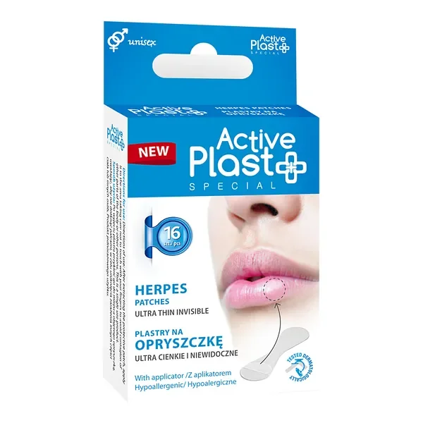 Plastry na opryszczkę 16 szt. [Active Plast] - Active Plast