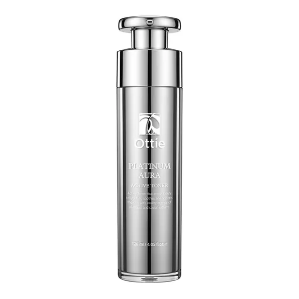 Platinum Aura Active Toner przeciwstarzeniowy tonik do twarzy z platyną 50ml [OTTIE] - OTTIE