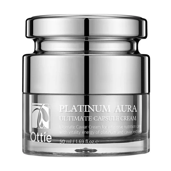 Platinum Aura przeciwstarzeniowy krem do twarzy z platyną 50ml [OTTIE] - OTTIE