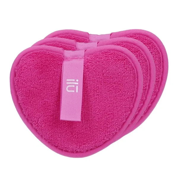 Płatki do demakijażu wielorazowe różowe 3 szt [Ilū] - Ilū