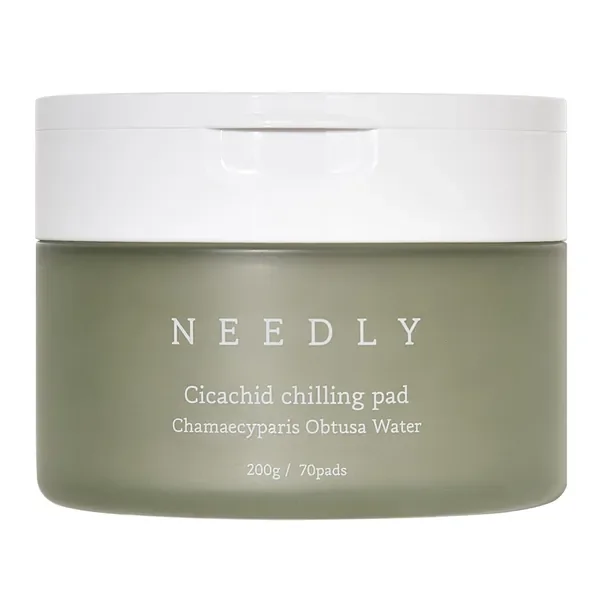 Płatki kojące z wodą cyprysową i wąkrotą azjatycką 70 szt. [Needly] - Needly