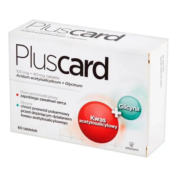 Pluscard 100 mg + 40 mg 60 tabletek [MEDICOFARMA] - MEDICOFARMA