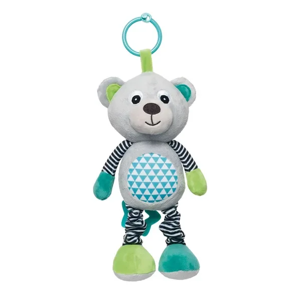 Pluszowa zabawka z pozytywką BEARS 0 m+ szara [Canpol Babies] - Canpol Babies