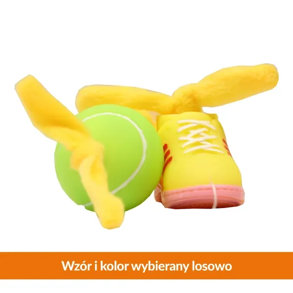 Pluszowy Sznur z piłką i butem 27 cm [Beeztees] - Beeztees