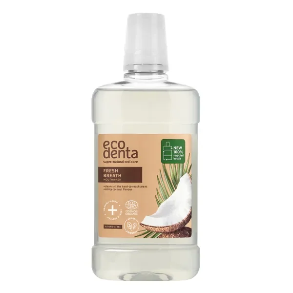 Płyn do płukania jamy ustnej miętowy kokos 500ml [Ecodenta] - Ecodenta