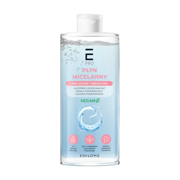 Płyn micelarny do cery suchej i wrażliwej 500 ml [Enilome Pro] - Enilome