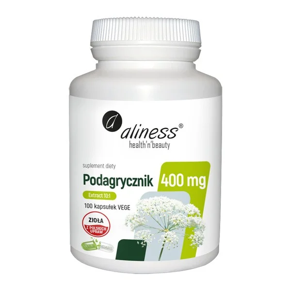 Podagrycznik 400 mg 100 kapsułek [Aliness] - Aliness Health'N'Beauty