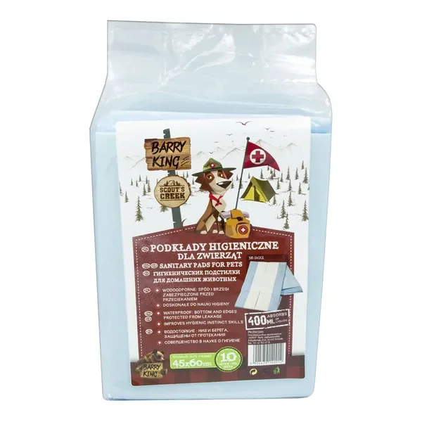 Podkłady higieniczne dla zwierząt 45x60 cm 10 szt. [Barry King] - Barry King