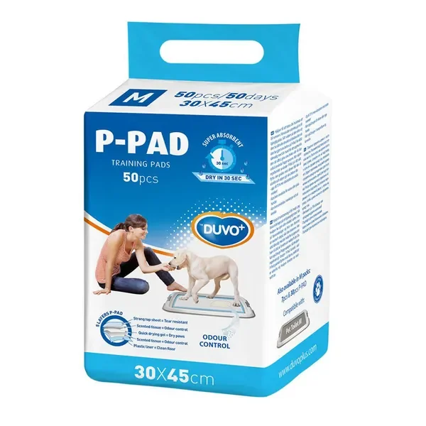 Podkłady treningowe dla psów M 30x45 cm 50 szt. [Duvoplus] - Duvoplus